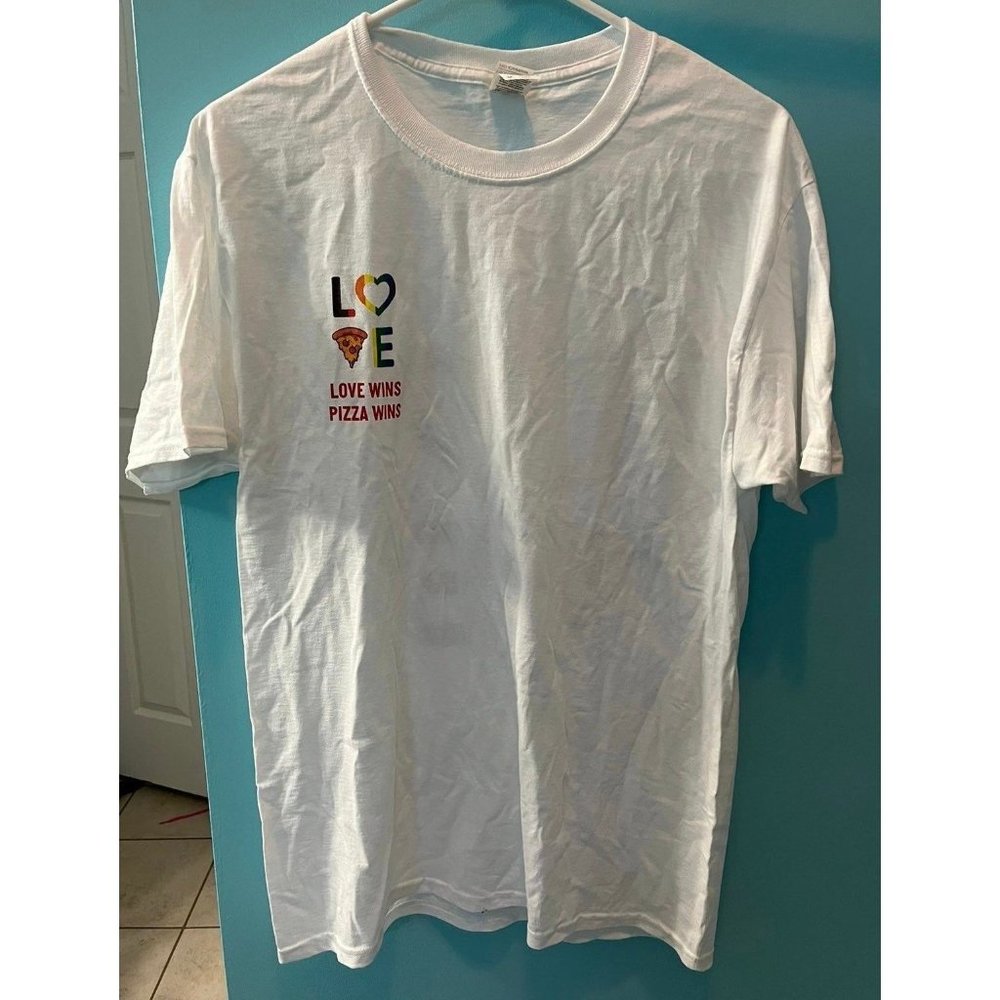 COPY - Papa John’s Pizza Pride LGBTQ Shirt Adult Size Large Men’s Women’s Love …